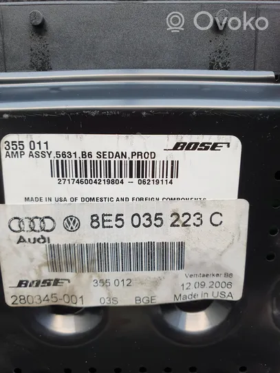 Audi A4 S4 B6 8E 8H Amplificatore 8E5035223C