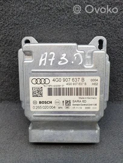 Audi A7 S7 4G ESP (stabilitātes sistēmas) vadības bloks 4G0907637B