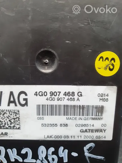 Audi A6 S6 C7 4G Moduł sterowania Gateway 4G0907468G