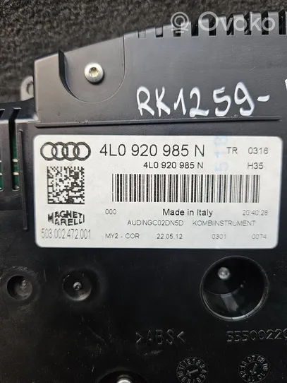 Audi Q7 4L Tachimetro (quadro strumenti) 4L0920985N