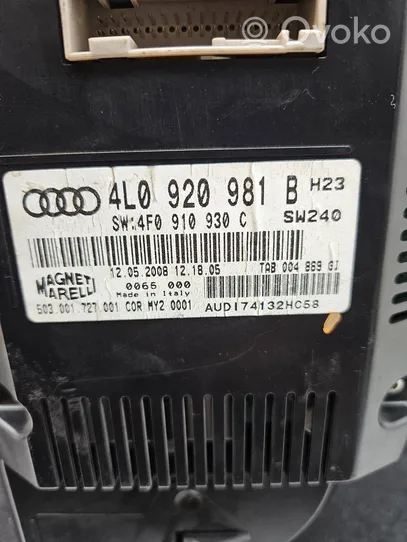 Audi Q7 4L Tachimetro (quadro strumenti) 4L0920981B