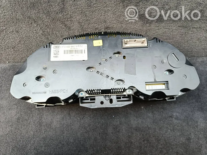 Audi A5 8T 8F Compteur de vitesse tableau de bord 8T0920980M