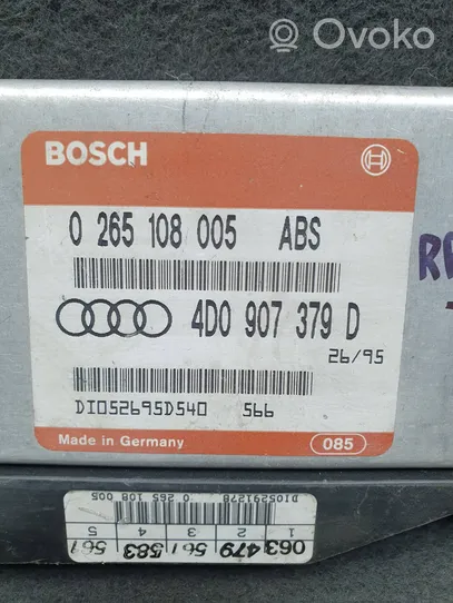 Audi A8 S8 D2 4D Centralina/modulo ABS 4D0907379D