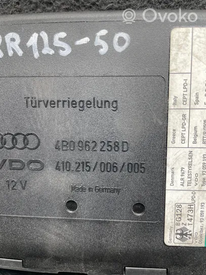 Audi A6 S6 C5 4B Mukavuusmoduuli 4B0962258D