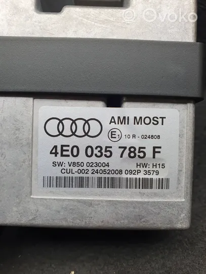 Audi A6 S6 C6 4F Multimedian ohjauslaite 4E0035785F