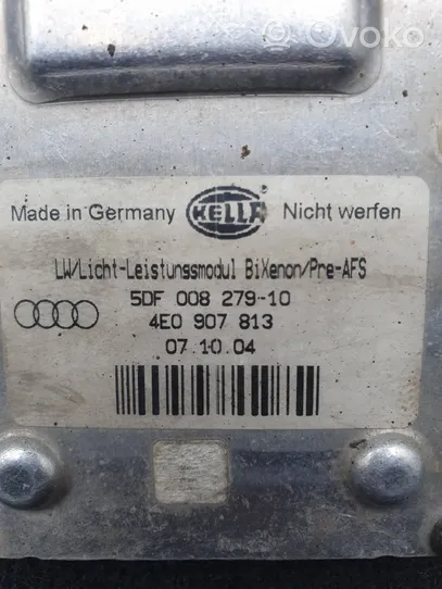 Audi A8 S8 D3 4E Module de ballast de phare Xenon 4E0907813