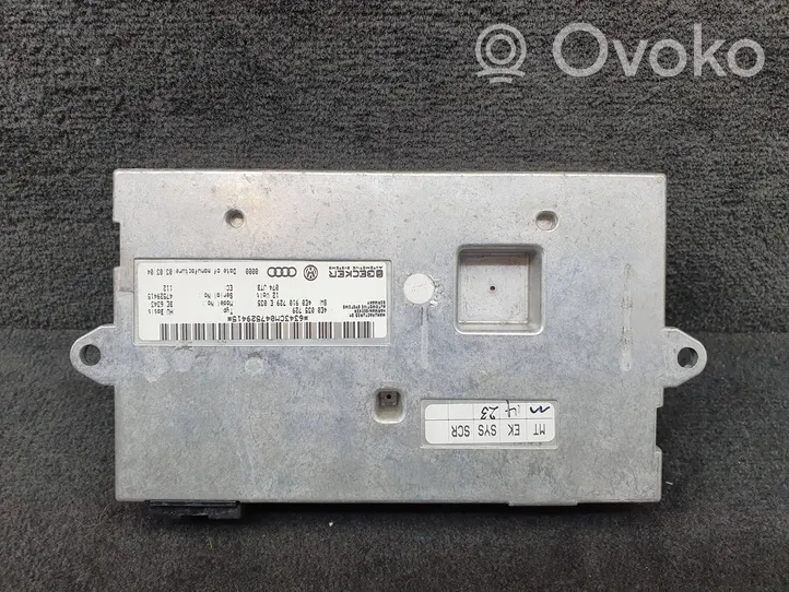 Audi A8 S8 D3 4E MMI vadības bloks 4E0035729