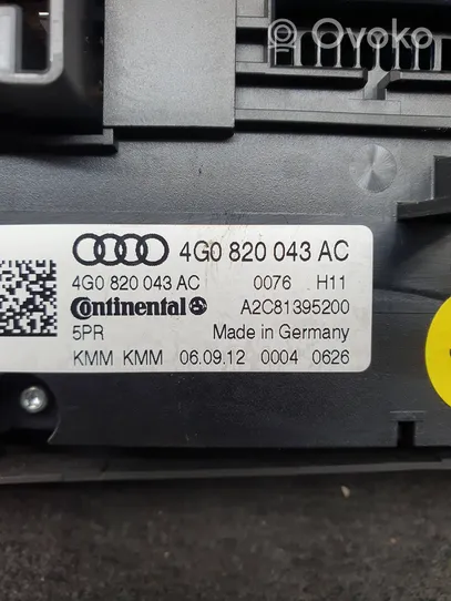 Audi A6 S6 C7 4G Centralina del climatizzatore 4G0820043AC