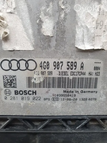 Audi A6 S6 C7 4G Calculateur moteur ECU 4G0907589A