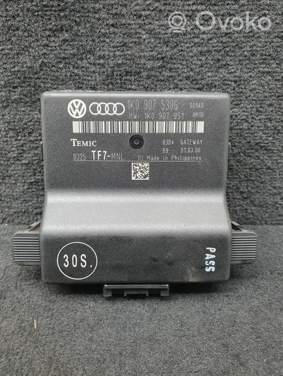 Audi A3 S3 A3 Sportback 8P Gateway control module 1K0907530G
