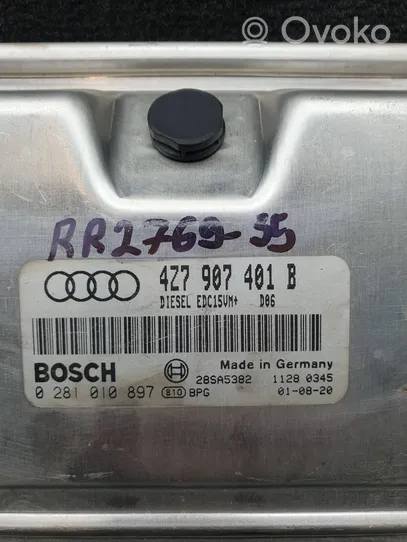 Audi A6 Allroad C5 Sterownik / Moduł ECU 4Z7907401B