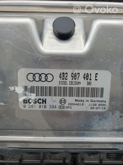 Audi A6 S6 C5 4B Centralina/modulo del motore 4B2907401E