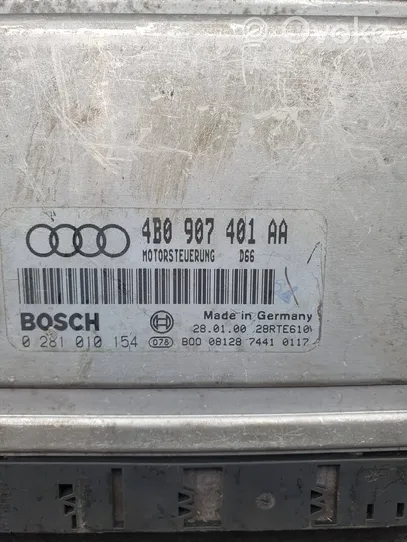 Audi A6 S6 C5 4B Calculateur moteur ECU 4B0907401AA