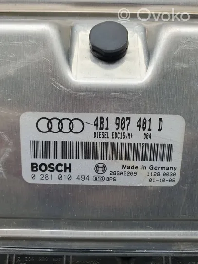 Audi A6 S6 C5 4B Sterownik / Moduł ECU 4B1907401D