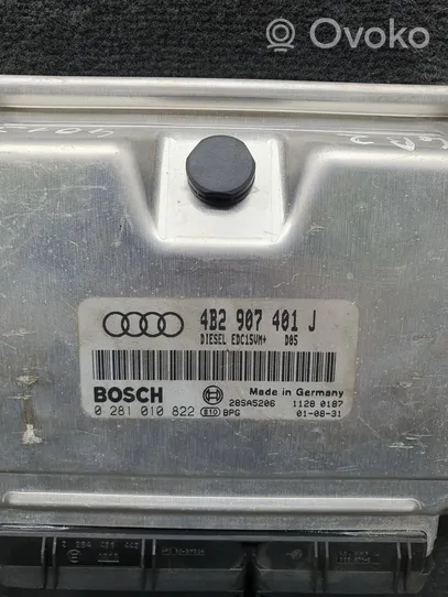 Audi A6 S6 C5 4B Calculateur moteur ECU 4B2907401J