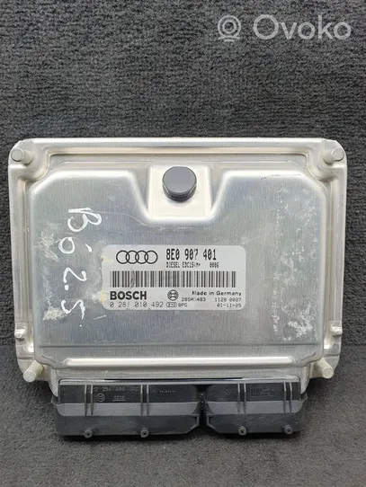 Audi A4 S4 B6 8E 8H Sterownik / Moduł ECU 8E0907401