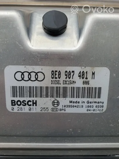 Audi A6 S6 C5 4B Moottorin ohjainlaite/moduuli 8E0907401M