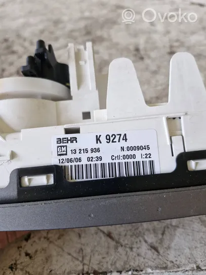 Opel Meriva A Climate control unit 13215936