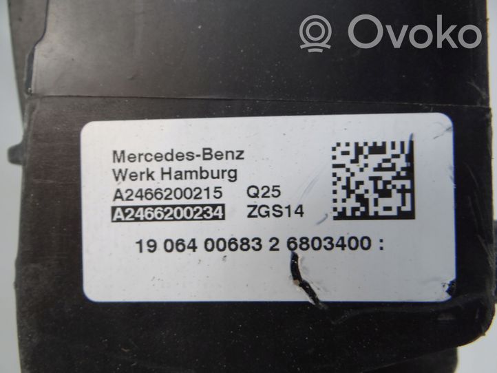 Mercedes-Benz A W176 Ylempi jäähdyttimen ylätuen suojapaneeli a2466200215