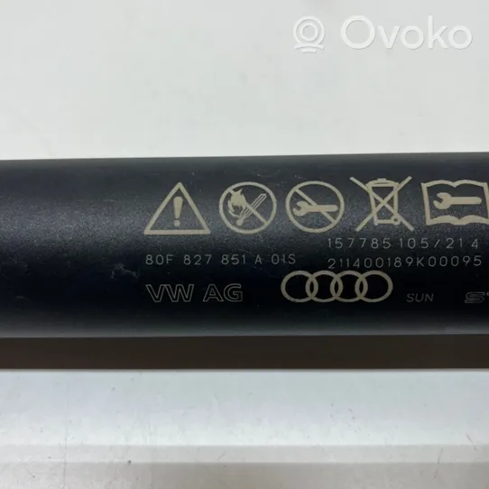 Audi Q5 SQ5 Amortisseur vérin de hayon trappe 80F827851A