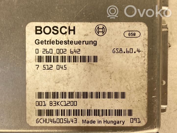 BMW 3 E46 Pavarų dėžės valdymo blokas 7512045