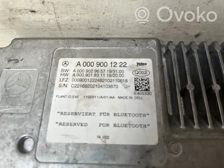 Mercedes-Benz A W177 Camera control unit module A0009001222