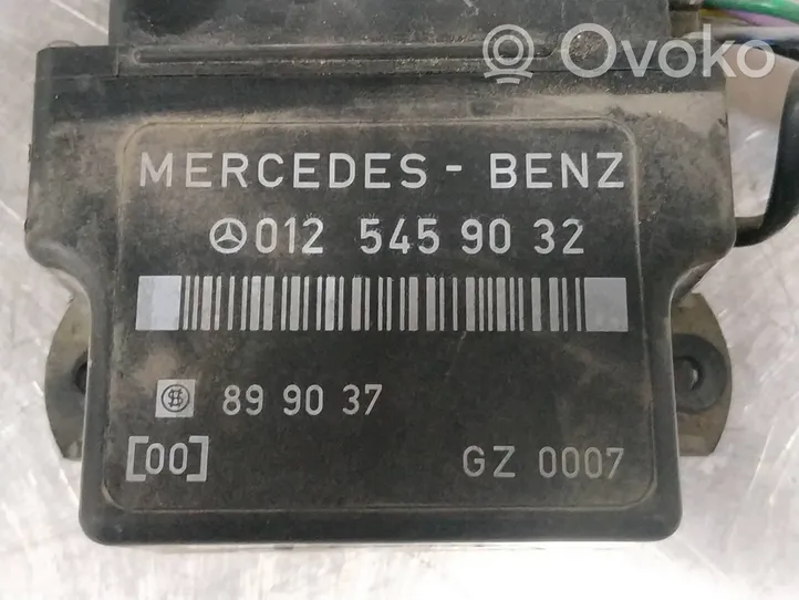 Mercedes-Benz S W140 Przekaźnik / Modul układu ogrzewania wstępnego 0125459032