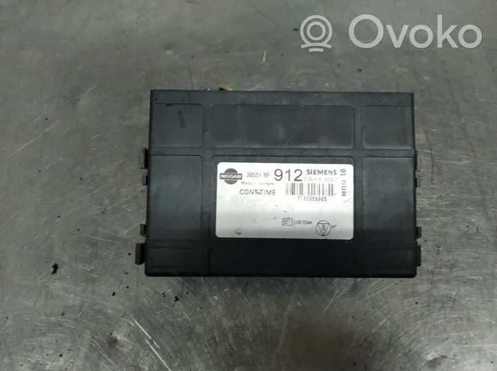 Nissan Primera Oven keskuslukituksen ohjausyksikön moduuli 285519F912