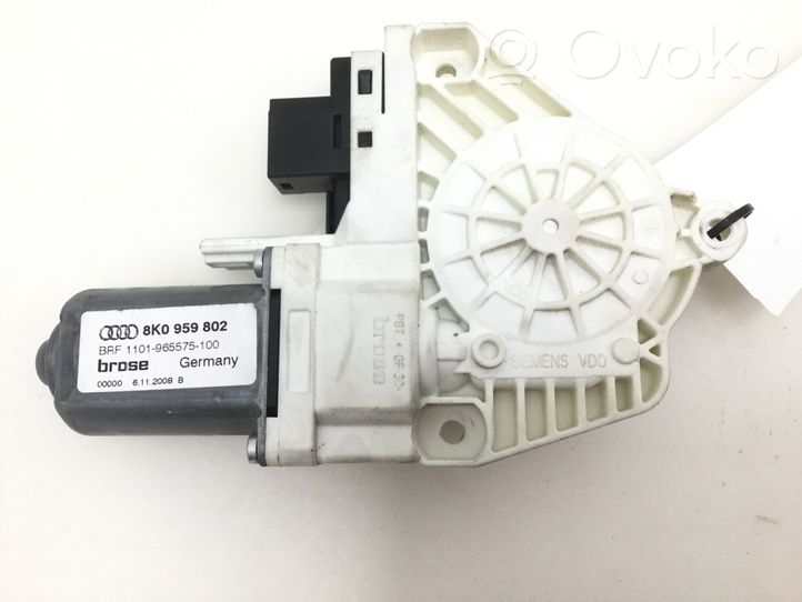 Audi A4 S4 B8 8K Front door window regulator motor 8K0959802