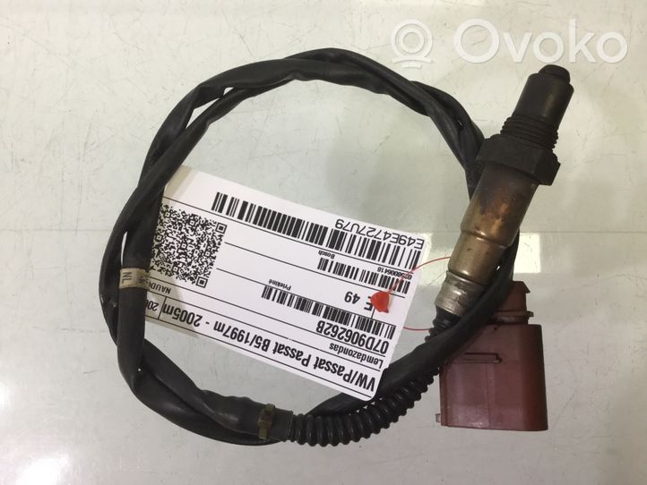 Volkswagen PASSAT B5 Sensore della sonda Lambda 07D906262B