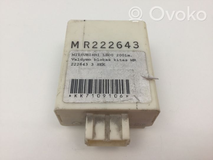 Mitsubishi L200 Altre centraline/moduli MR222643