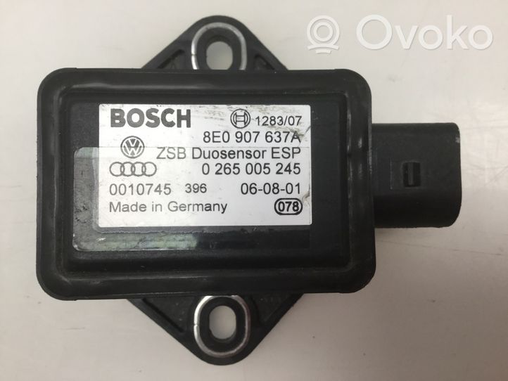 Audi A4 S4 B6 8E 8H ESP (stabilumo sistemos) valdymo blokas 8E0907637A