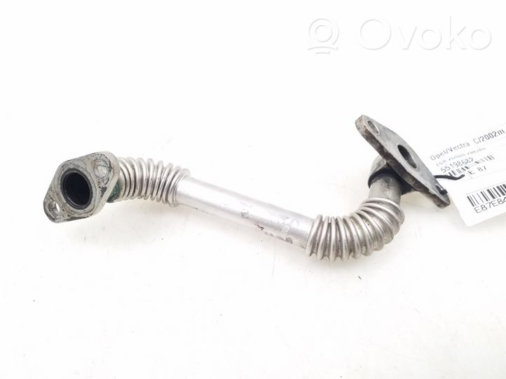 Opel Vectra C EGR valve line/pipe/hose 55198682