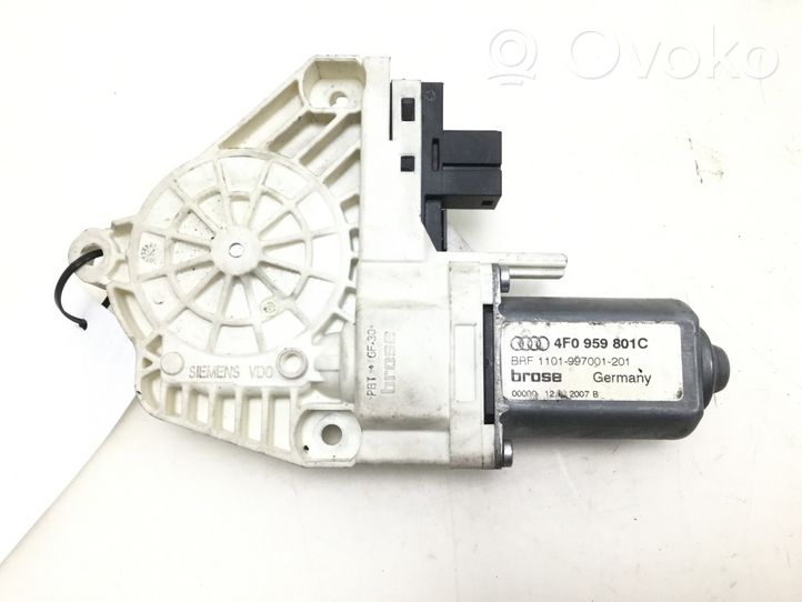 Audi A6 S6 C6 4F Moteur de lève-vitre de porte arrière 4F0959801C