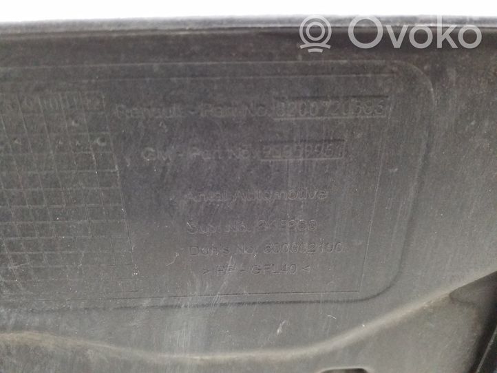 Opel Vivaro Staffa di montaggio della batteria 8200720386