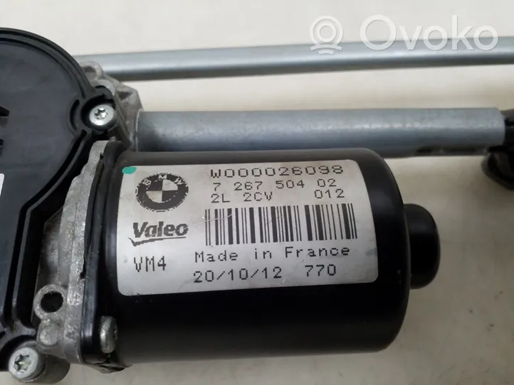 BMW 1 F20 F21 Tiranti del tergicristallo anteriore 7267504