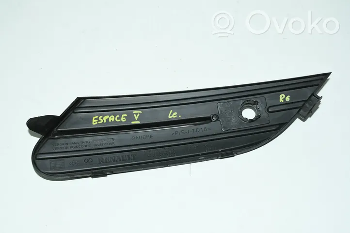 Renault Espace -  Grand espace V Mascherina inferiore del paraurti anteriore 622576315R