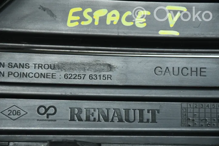 Renault Espace -  Grand espace V Mascherina inferiore del paraurti anteriore 622576315R