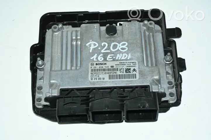 Peugeot 208 Engine control unit/module 9807885980