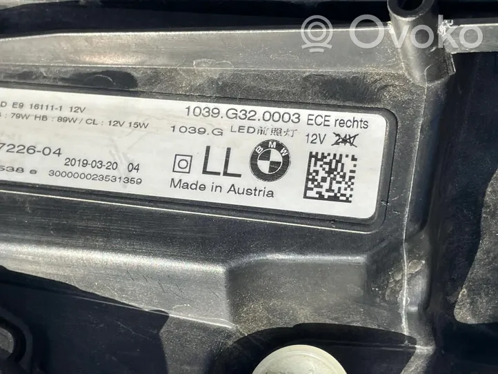 BMW 6 G32 Gran Turismo Phare de jour LED 8497226