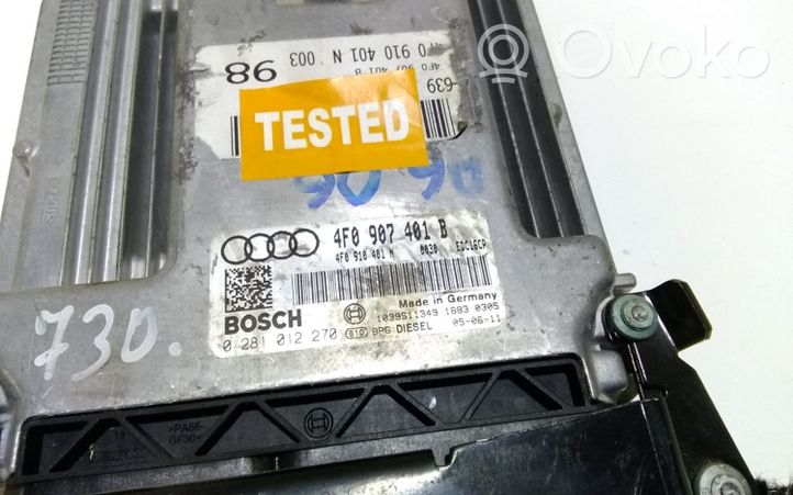 Audi A6 Allroad C6 Variklio valdymo blokas 4F0907401B