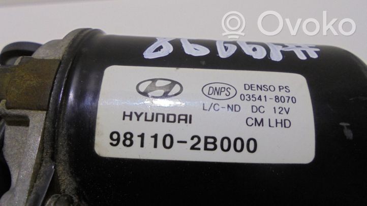 Hyundai Santa Fe Motor y varillaje del limpiaparabrisas delantero 981102B000