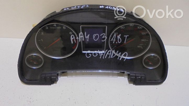 Audi A4 S4 B6 8E 8H Compteur de vitesse tableau de bord 8E0920950G