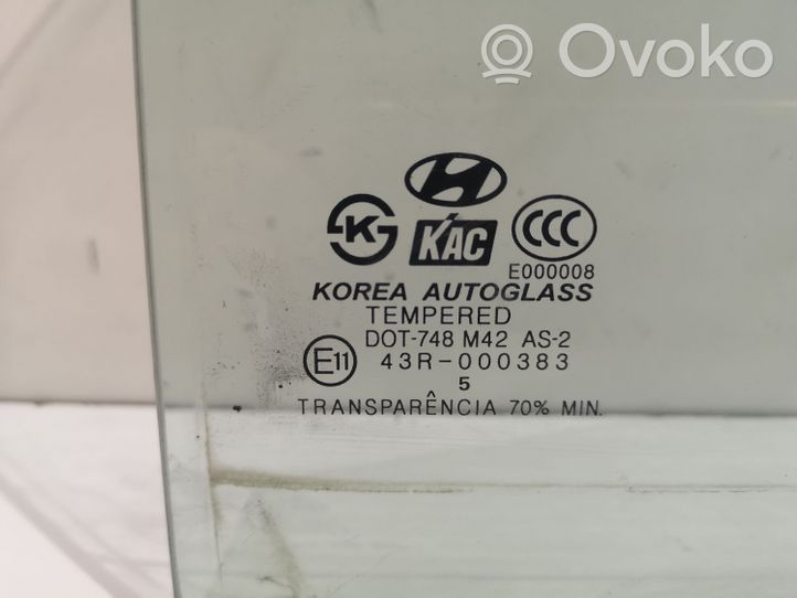 Hyundai Sonata Fenêtre latérale vitre arrière 43R000383