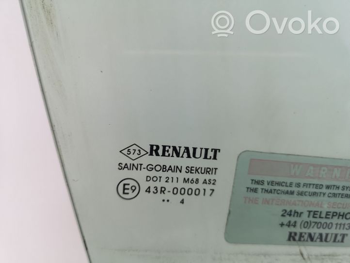 Renault Megane II Priekšējo durvju stikls(divdurvju mašīnas) 43R000017