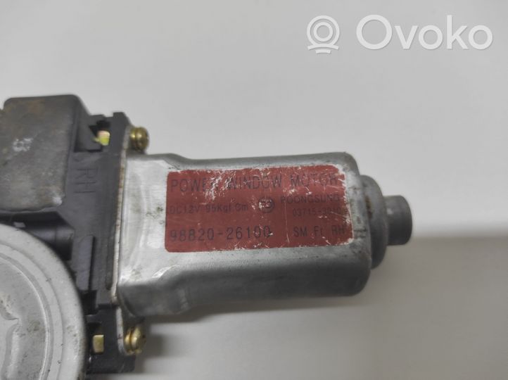 Hyundai Santa Fe Moteur de lève-vitre de porte avant 9882026100