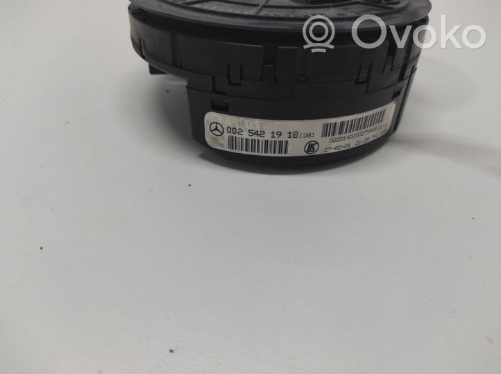 Mercedes-Benz C W203 Airbag slip ring squib (SRS ring) 0025421918