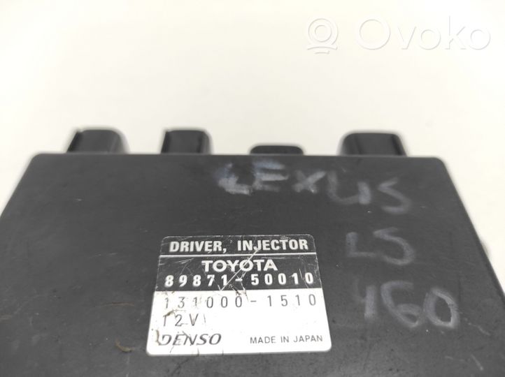 Lexus LS 460 - 600H Sterownik / Moduł wtrysków 8987150010