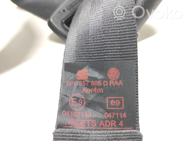 Seat Altea XL Pas bezpieczeństwa fotela tylnego 5P0857805D