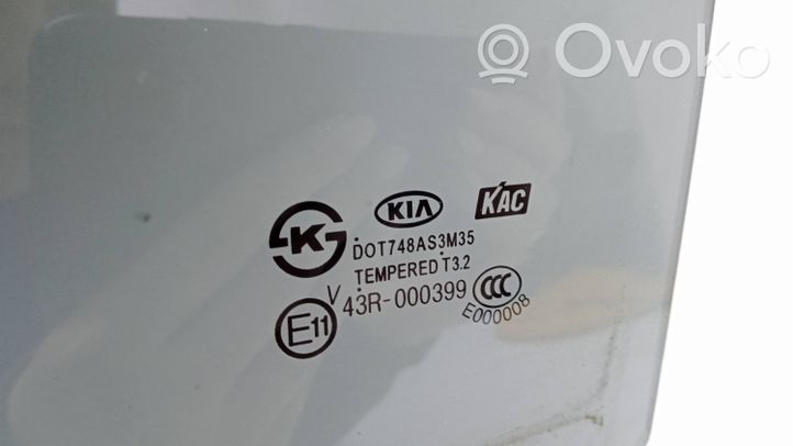 KIA Rio Vitre de fenêtre porte arrière 43R000399